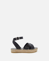 SANDALES PLAT ANTIA NOIR - minelli.fr